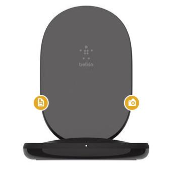 Chargeur portable à induction Belkin Noir