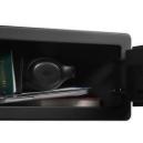 Master Lock LX110BEURHRO Coffre-fort biométrique pour protéger les biens de valeurs, Noir, 19,5 x 43 x 37 cm