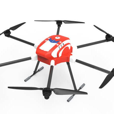 Drone de sécurité multi-rotors TTA M6FC