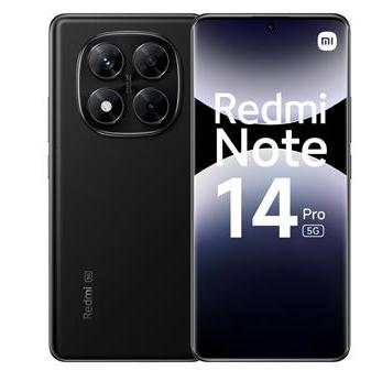 Smartphone Xiaomi Redmi Note 14 Pro 6,67" 5G Double Nano SIM 256 Go Noir minuit