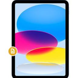Apple iPad 10,9'' 64 Go Bleu Wifi 10ème Génération Fin 2022